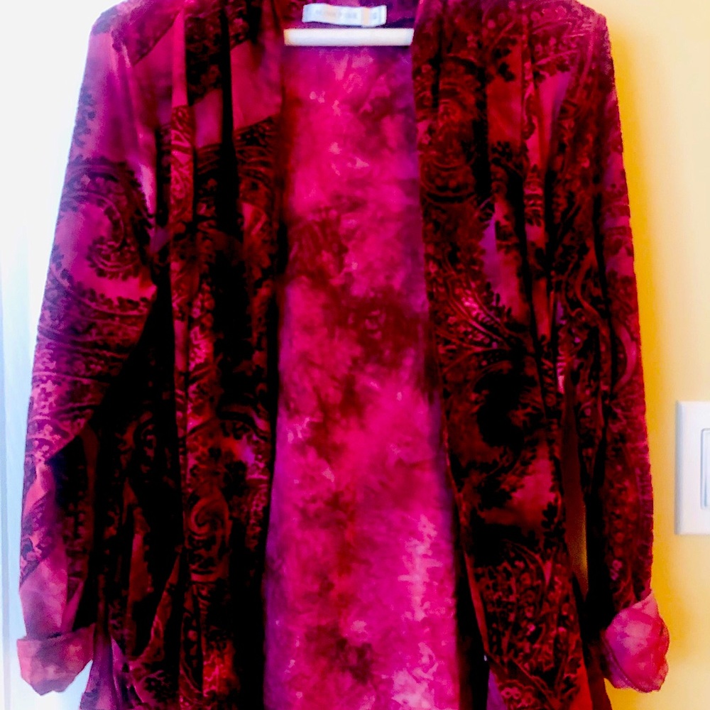 Mink Pink Retro Velvet Blazer X Small. Like New